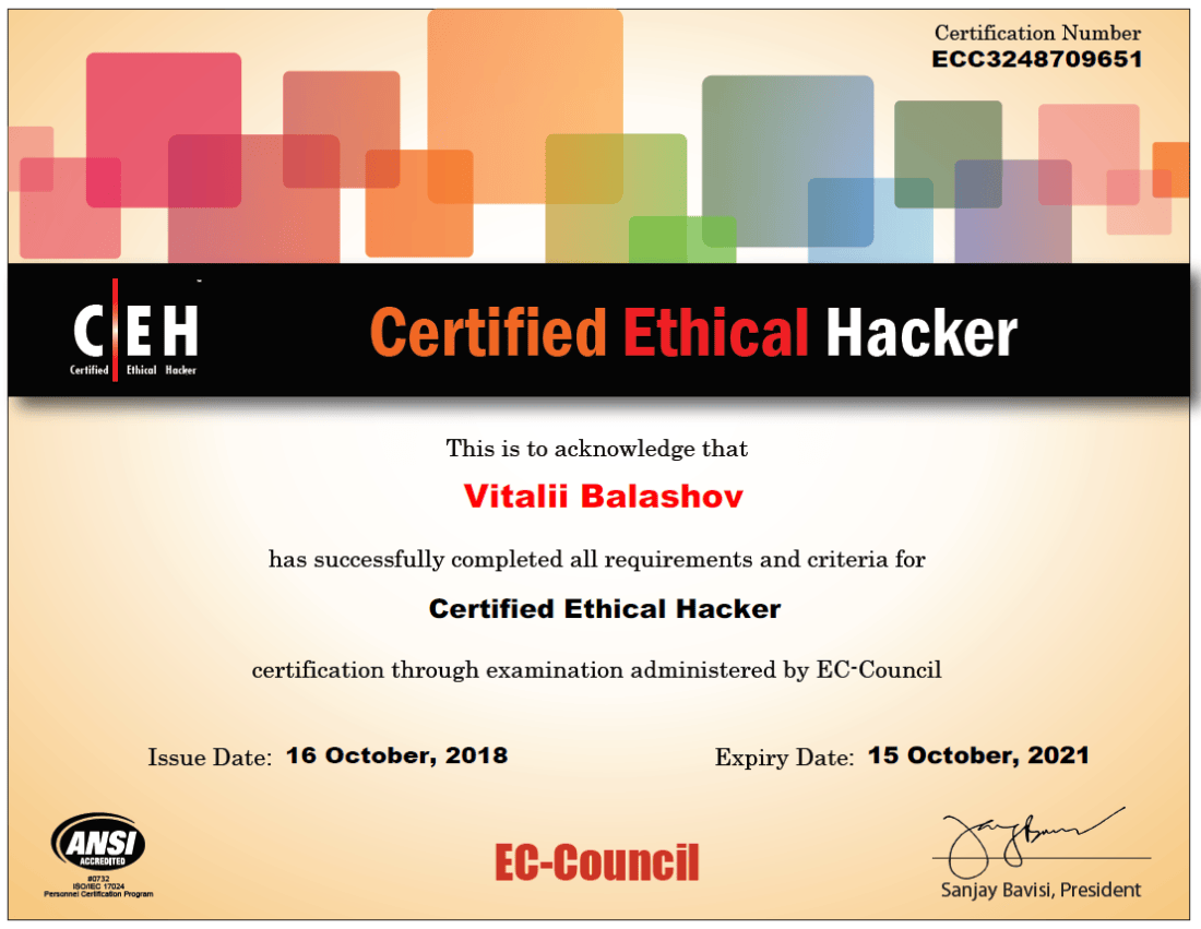 CEH certfication